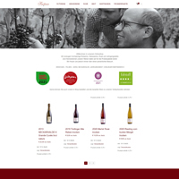 Webseite Weinshop Weingut Kusterer Esslingen